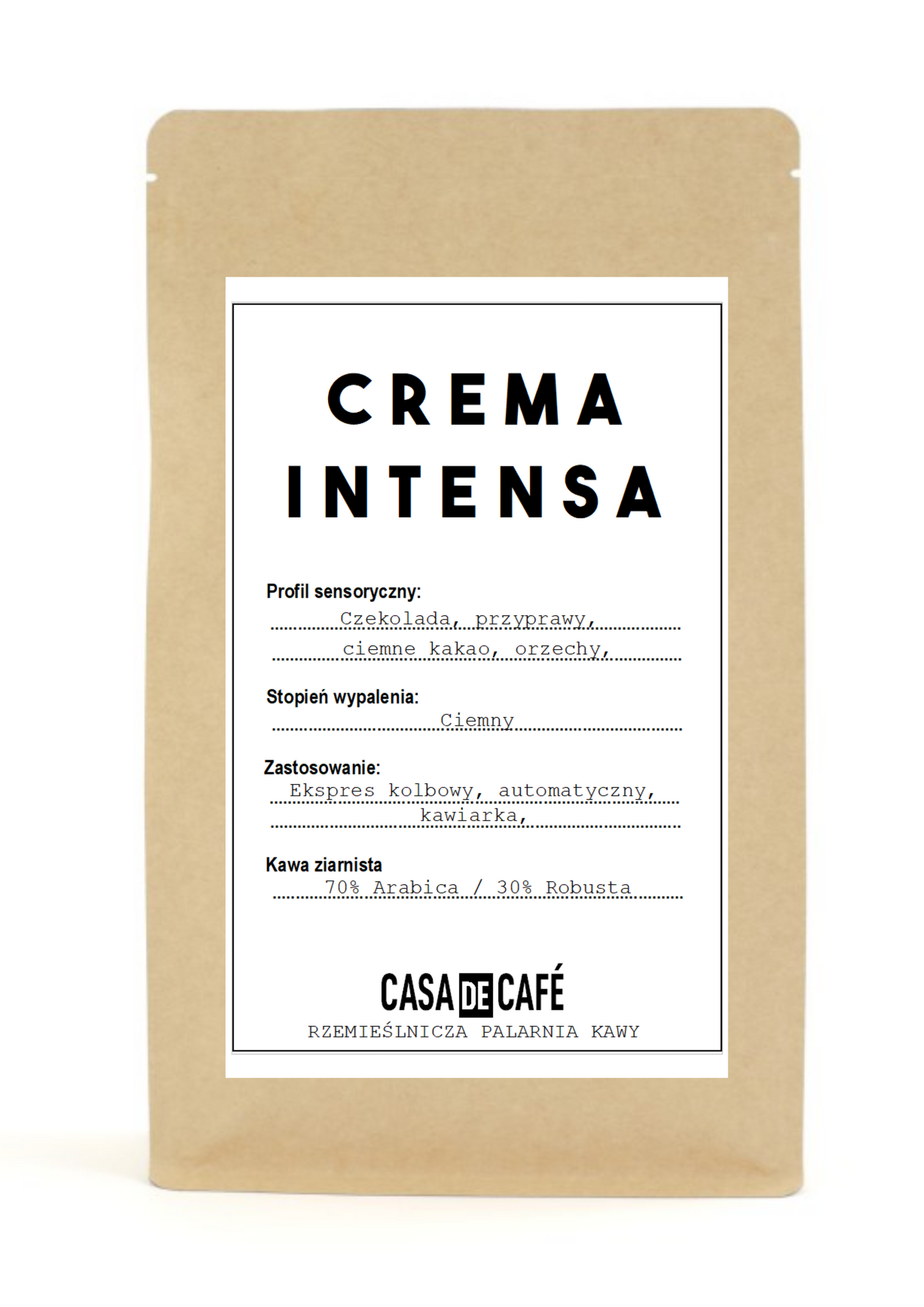 Kawa ziarnista Crema Intensa