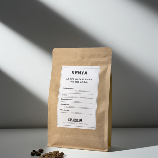 Kawa ziarnista Casa de Café Kenya Rift Valley (85pkt)