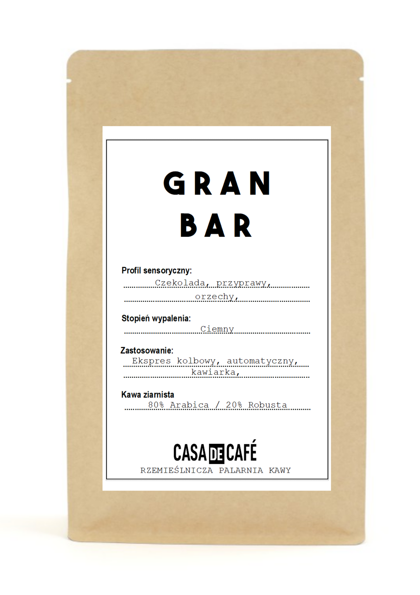 Kawa ziarnista Gran BAR
