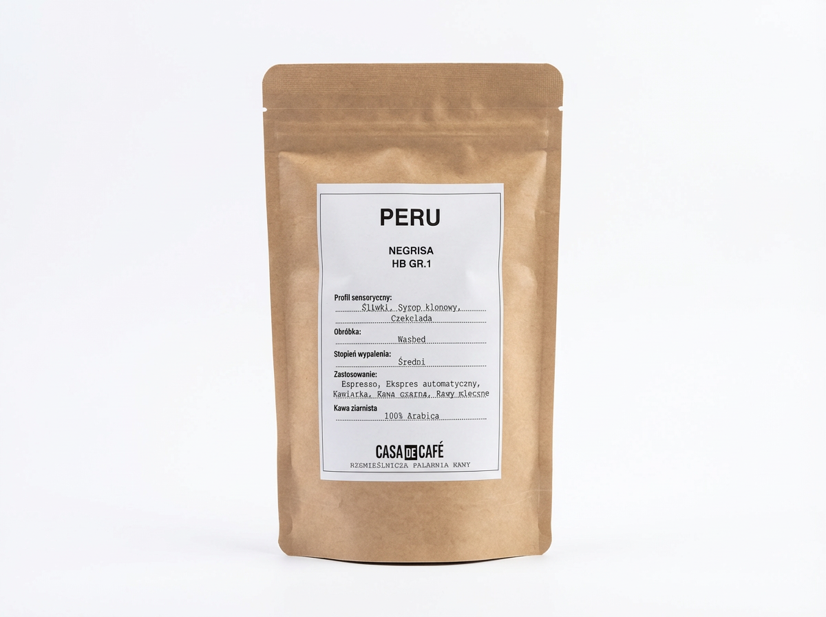 Kawa ziarnista Casa de Café PERU HB